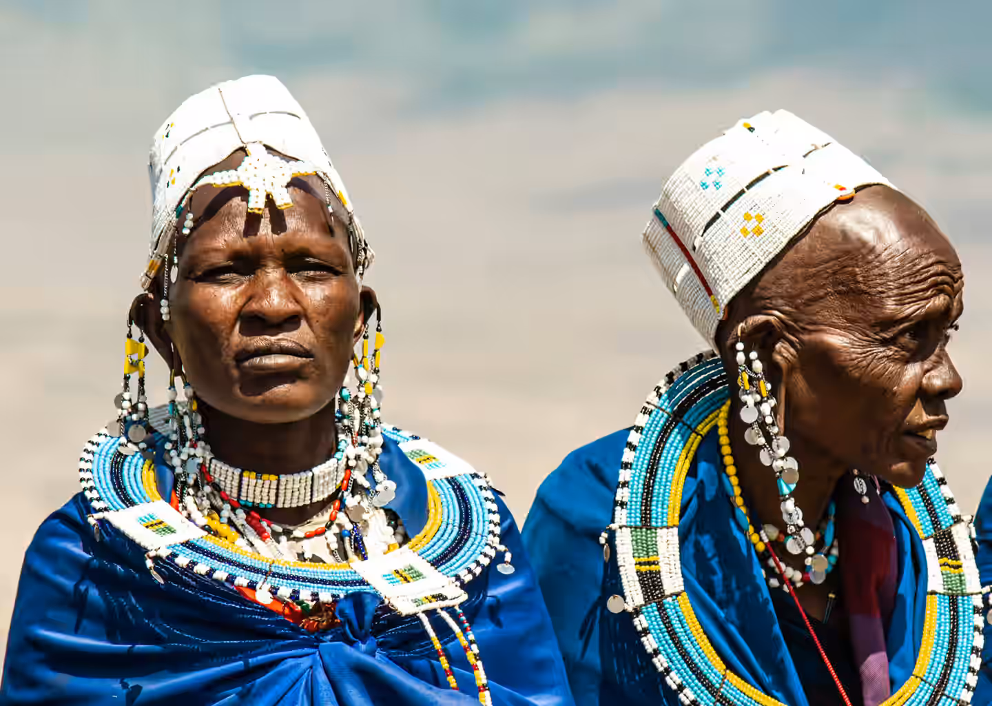 Maasai Guide with Wildlife