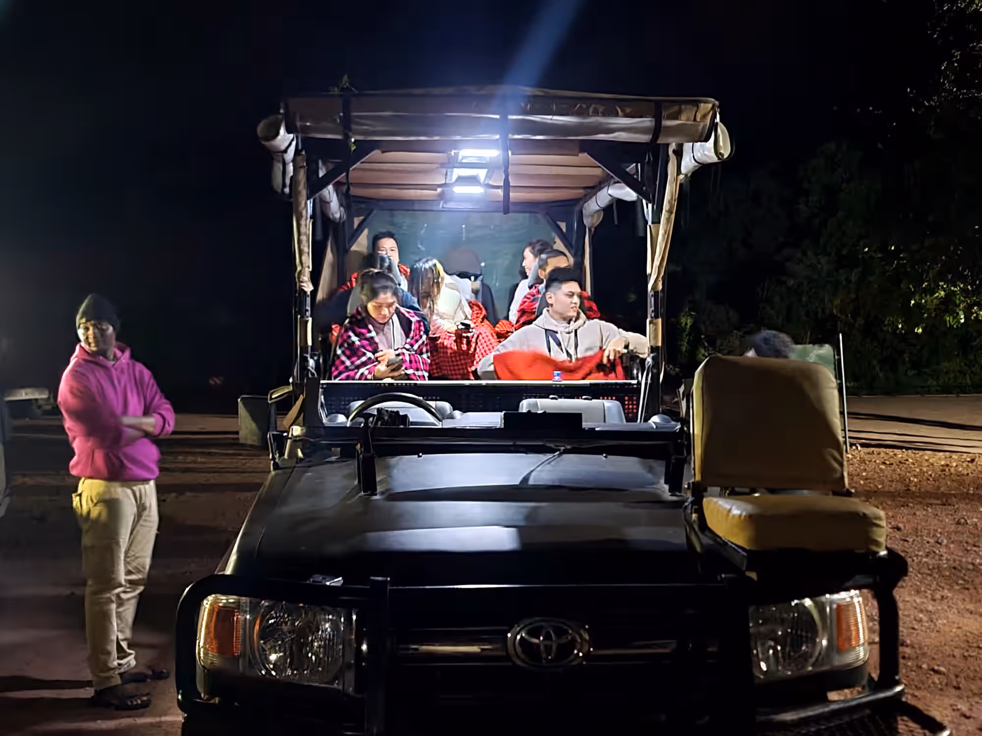 Night Game Drives in Maasai Mara